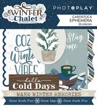 PhotoPlay Winter Chalet Ephemera