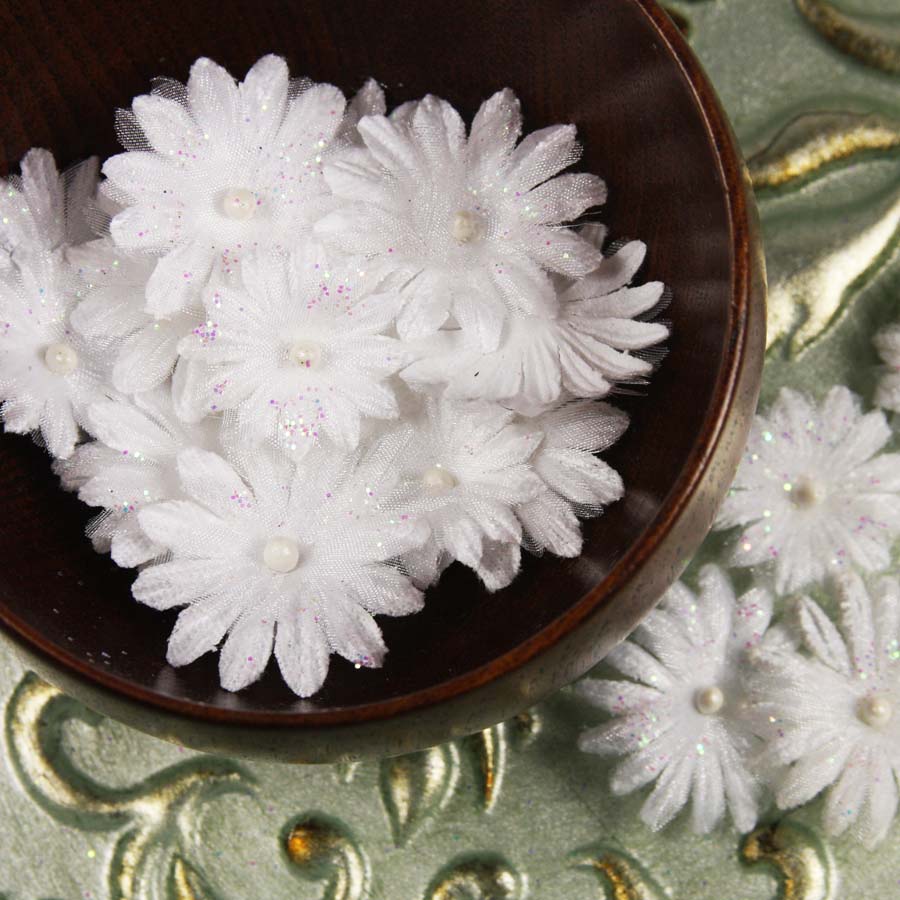 Prima Pearl Penache White Wedding Flowers