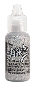Ranger Ink Stickles Glitter Glue Silver