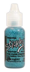 Ranger Ink Stickles Glitter Glue Turquoise