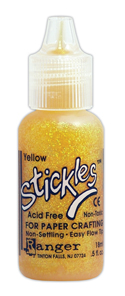 Ranger Ink Stickles Glitter Glue Yellow