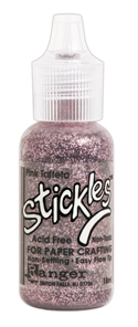 Ranger Ink Stickles Glitter Glue Pink Taffeta
