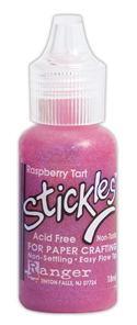 Ranger Ink Stickles Glitter Glue Raspberry Tart