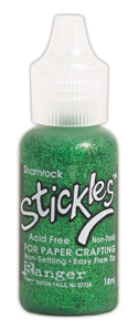 Ranger Ink Stickles Glitter Glue Shamrock