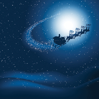Reminisce Christmas Eve Santa's On His Way
