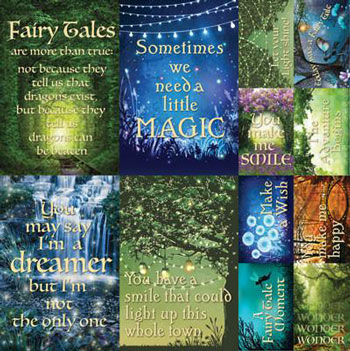 Reminisce Fairy Forest 2 12x12 Poster Sticker