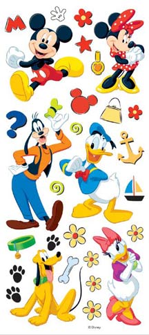 SandyLion Disney Sticker Mickey & Friends