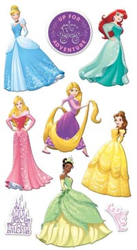 SandyLion Disney Dimensional Sticker Princess