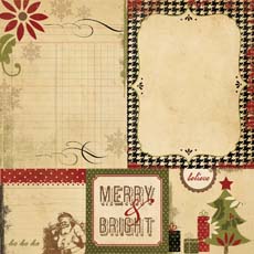 Simple Stories 12 Days of Christmas 4x4 Quotes/4x6 Photo Mat