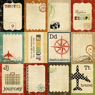 Simple Stories Destinations Flash Cards