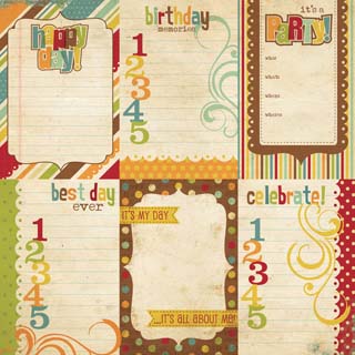 Simple Stories Happy Day 4x6 Vertical Journaling Cards