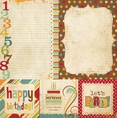 Simple Stories Happy Day 4x4 Quotes/6x8 Photo Mat