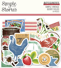Simple Stories Simple Vintage Berry Fields Bits & Pieces