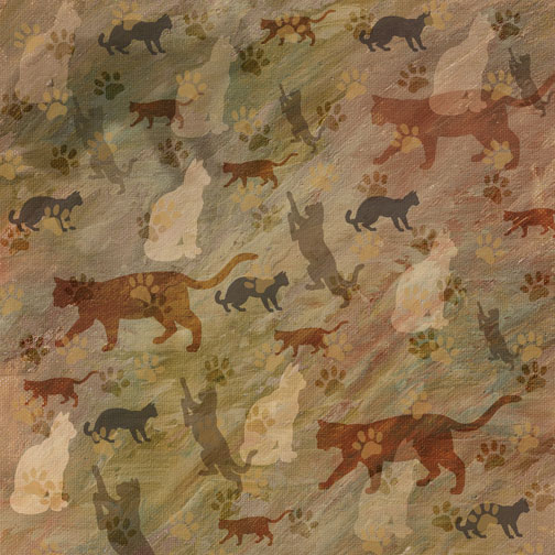 Sugartree Scrapbook Paper Cats
