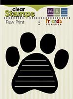 We R Memory Keepers Friends Furever Stamp Paw Print