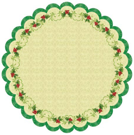 Best Creation Merry Christmas Holly Die Cut