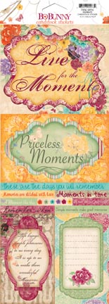 Bo Bunny Ambrosia Moments Cardstock Stickers