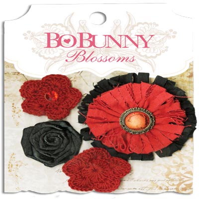 Bo Bunny Blossoms Wildberry Dahlia