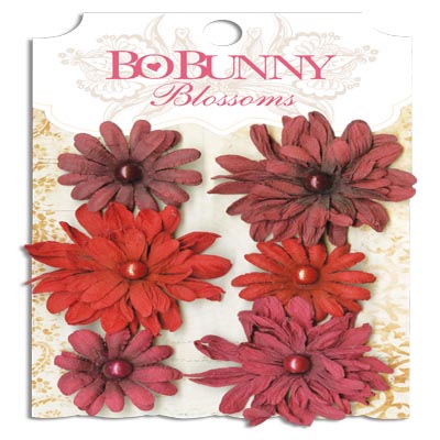 Bo Bunny Blossoms Wildberry Daisy