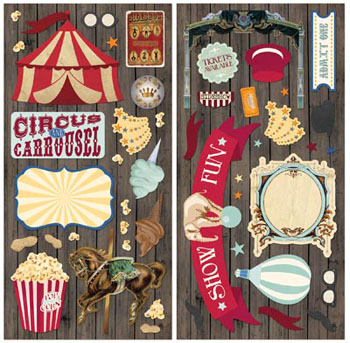 Bo Bunny Carnival Chipbord