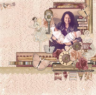 Bo Bunny Charmed Layout