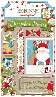 Bo Bunny Dear Santa Layered CB