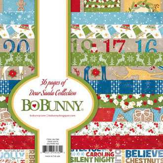 Bo Bunny Dear Santa 6x6 Paper Pad