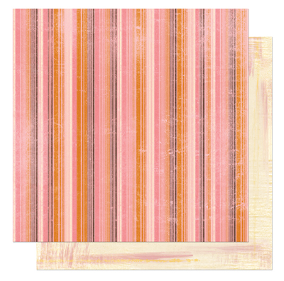 Bo Bunny Delilah Stripe scrapbook paper