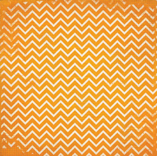 Bo Bunny Double Dot Chevron Orange Citrus