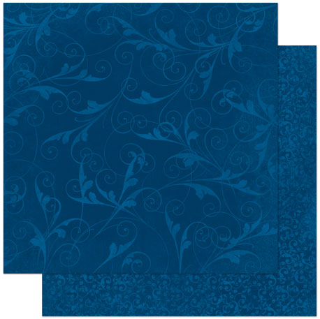 Bo Bunny Double Dot Designs Dark Denim Flourish