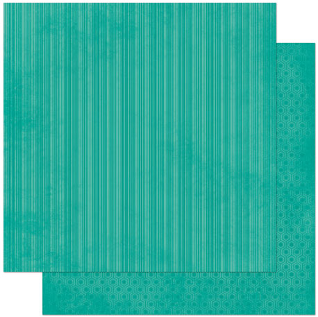 Bo Bunny Double Dot Designs Turquoise Stripe