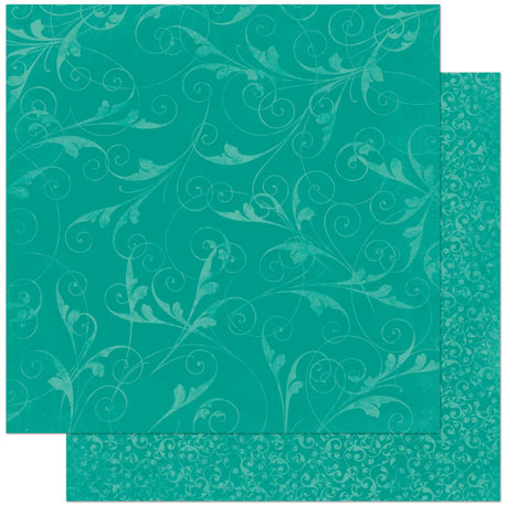 Bo Bunny Double Dot Designs Turquoise Flourish