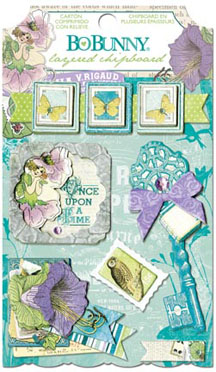 Bo Bunny Enchanted Garden Layered Chipboard