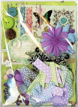 Bo Bunny Enchanted Garden Ephemera Pack