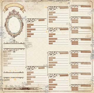 The BoBunny Blog: Family Heirlooms Scrapbook Layout with Beige and Brown  Color Scheme