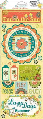 Bo Bunny Hello Sunshine Lazy Days CS sticker