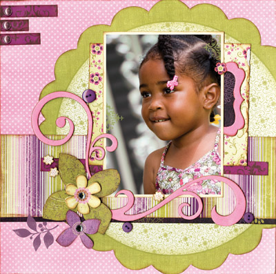 Bo Bunny Jazmyne Layout