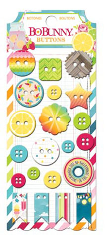 Bo Bunny Lemonade Stand Buttons