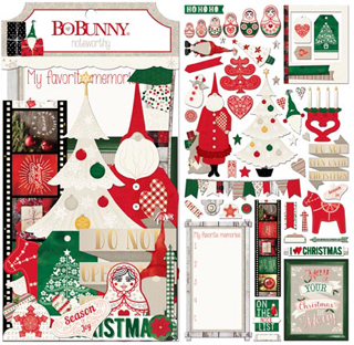 Bo Bunny Merry & Bright Noteworthy