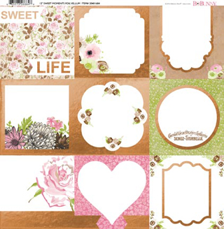 Bo Bunny Sweet Moments Foil Vellum