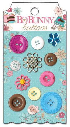 Bo Bunny Sweet Tooth Buttons