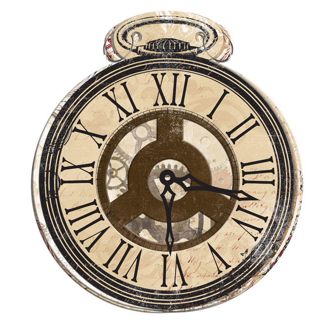 Bo Bunny Timepiece Pocket Watch Album