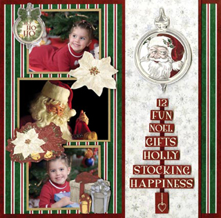 Bo Bunny Tis The Season layout