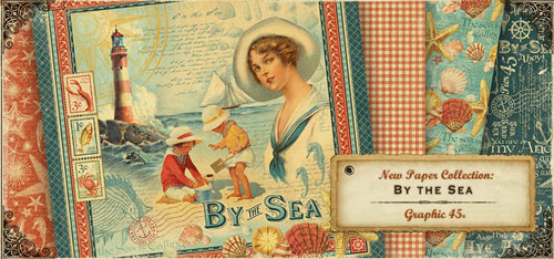 Graphic 45 By The Sea scrapbooking