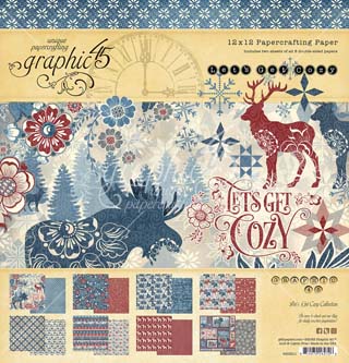 Graphic 45 Let's Get Cozy 12x12 Paper Pad