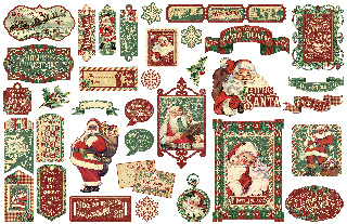 Graphic 45 Letters To Santa Ephemera Assortment