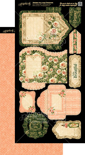 Graphic 45 Portrait Of A Lady Tags & Pockets
