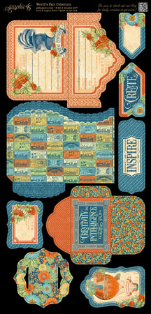 Graphic 45 World's Fair Tags & Pockets