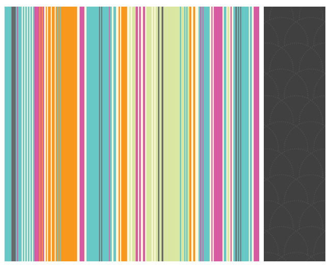 KaiserCraft Pina Colada Swizzle Stick scrapbook paper