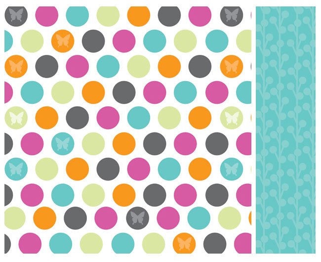 KaiserCraft Pina Colada Sugar Syrup scrapbook paper
